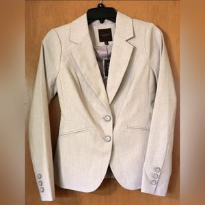NEW The Limited Tailored Suiting Jacket Blazer - Beige - Size 00